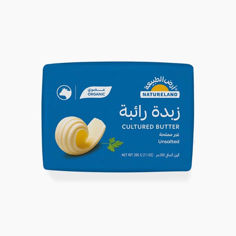 Cultured Butter - Unsalted 200g Natureland