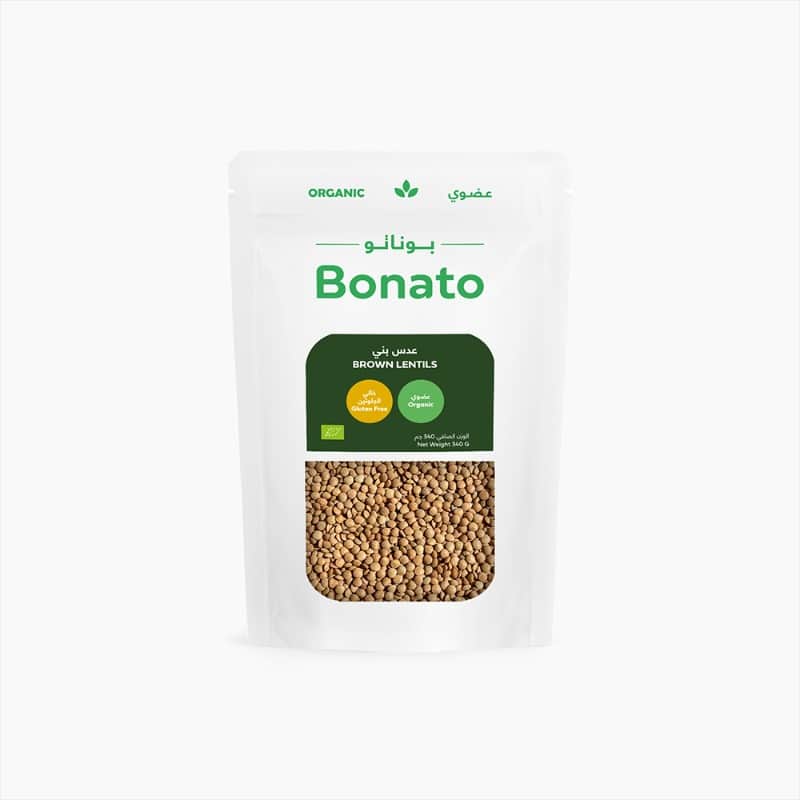 Brown Lentils 340g Bonato