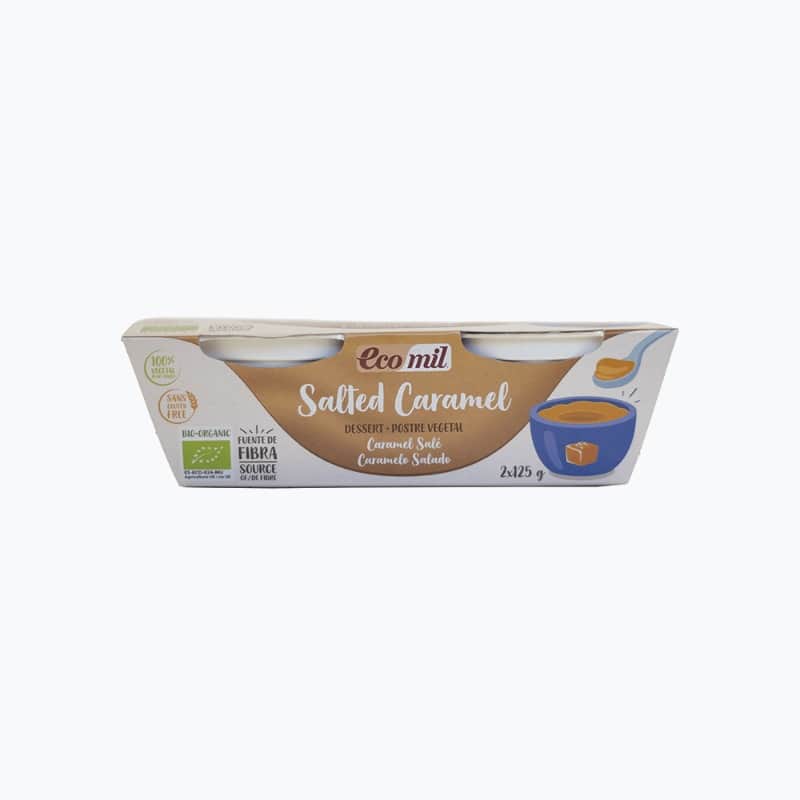 Caramel Custard Salé 2 x 125g Ecomil