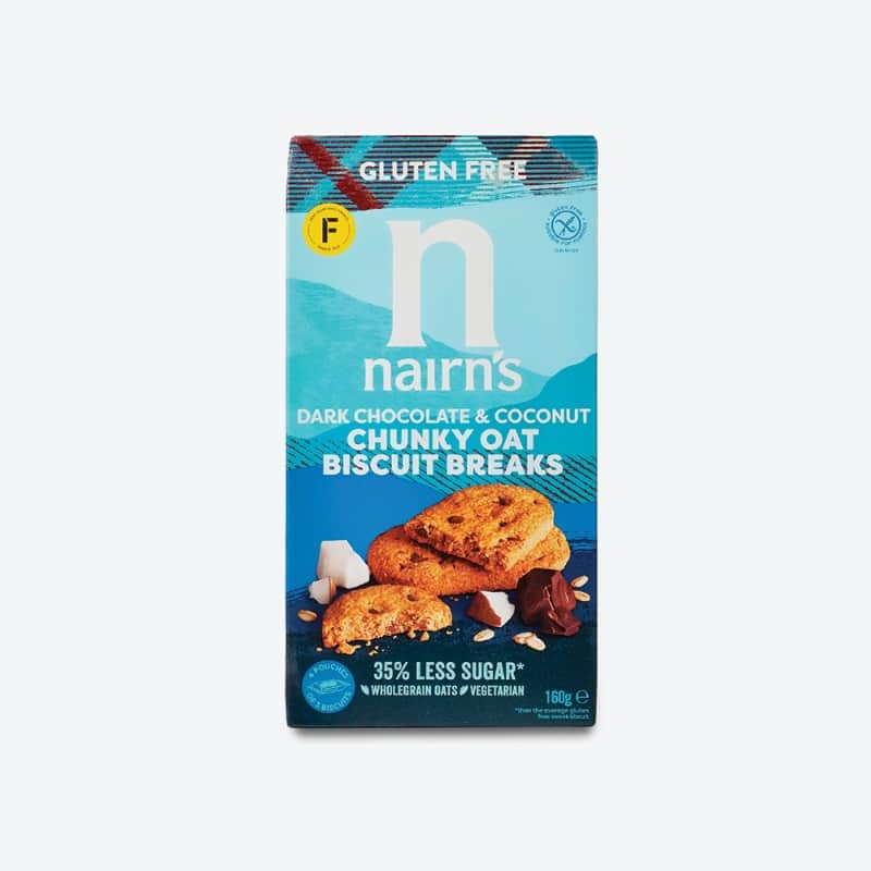 GF Coconut & Chocolate Chunky 160g nairn's